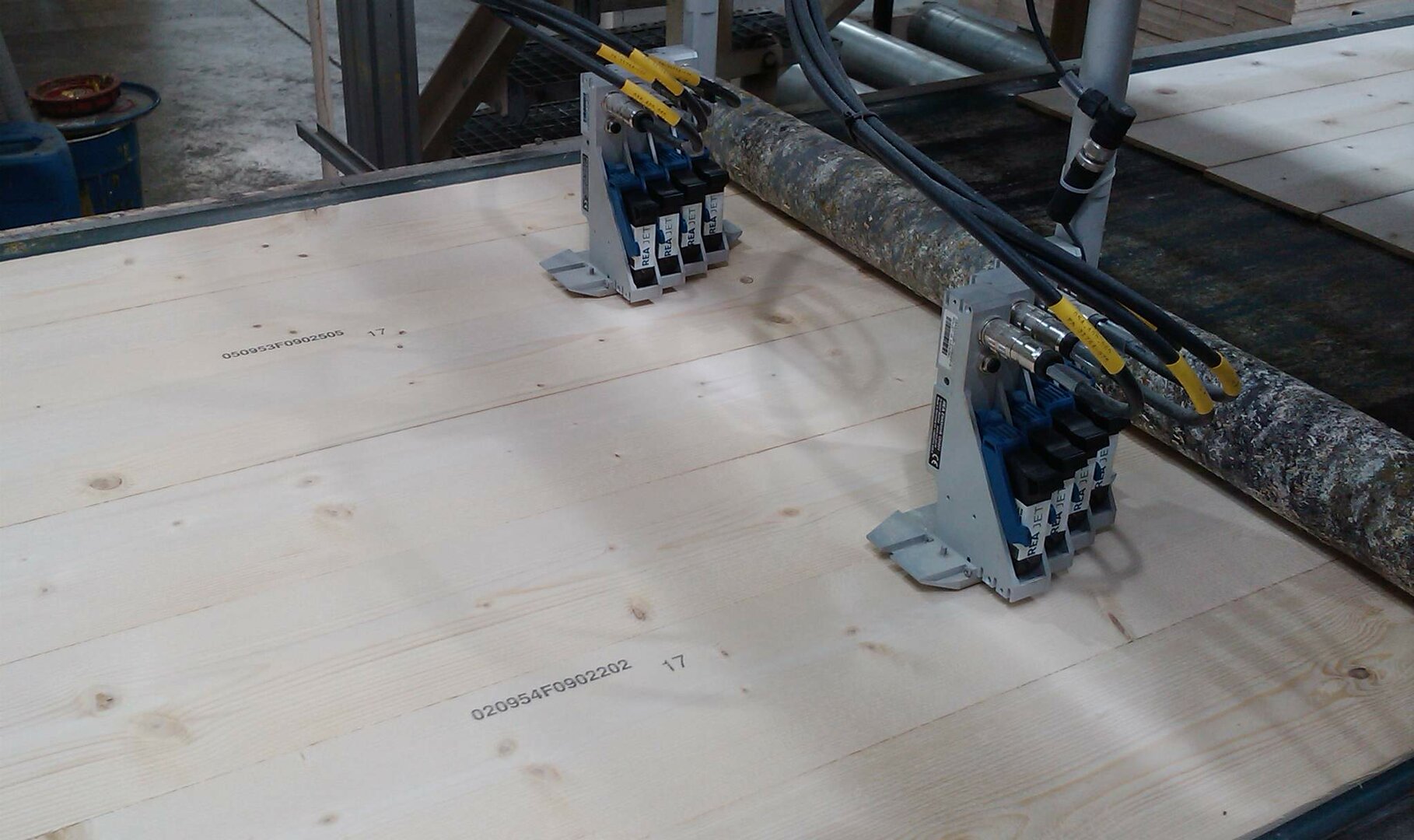Marking for the wood industry
