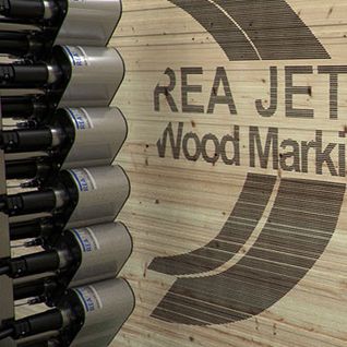 Wood printer for a stack of timber - quick access - REA JET DOD 2.0