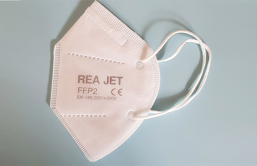 Atemschutzmasken mit CE Kennzeichen markiert - REA JET HR