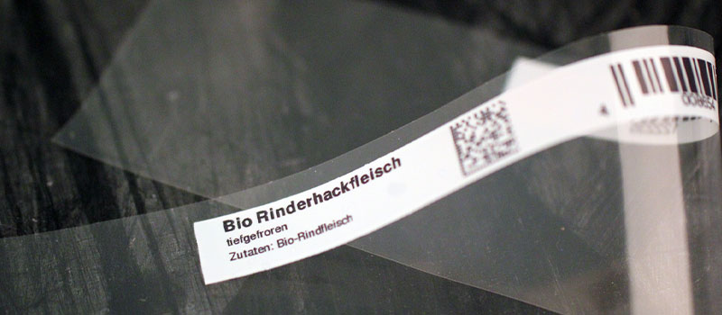 [Translate to Englisch - Ungarn:] Wet-on-wet printing of transparent foil with REA JET HR Inkjet Printer
