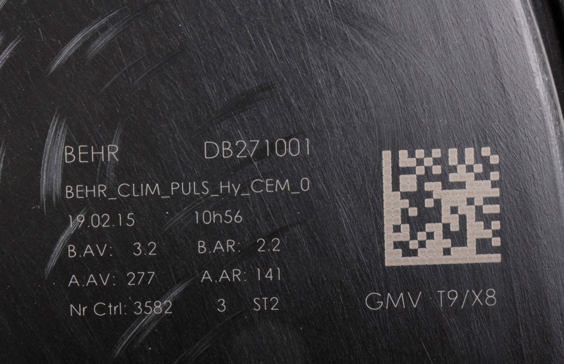 Automotive industry - marking, labeling and verifying vehicle components