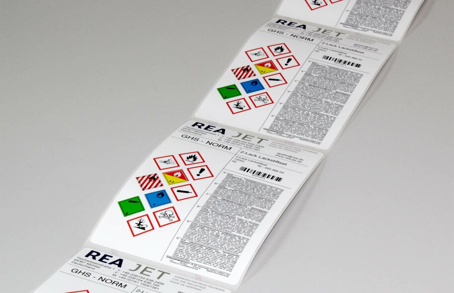 Labeling chemical products