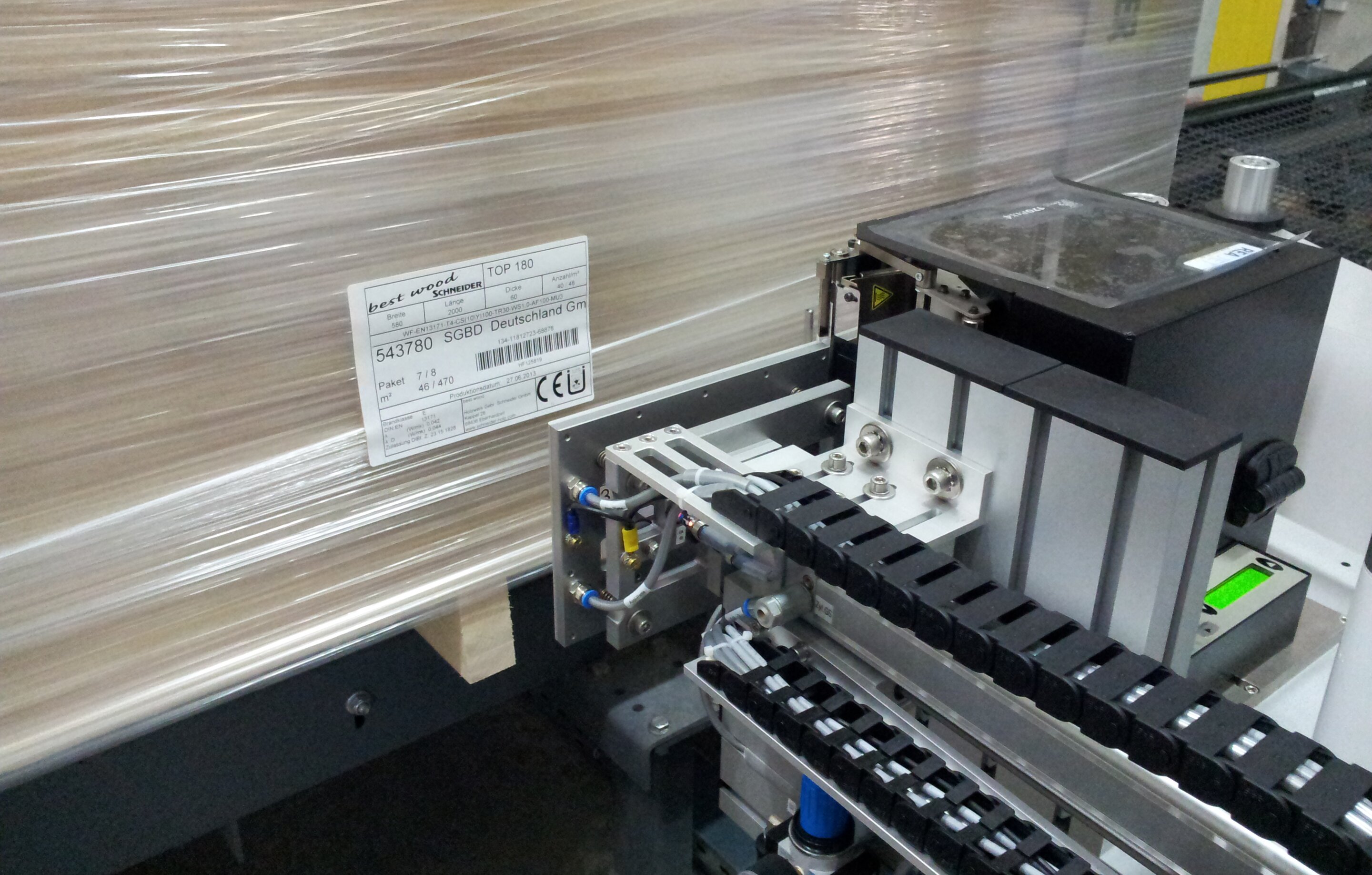 Labeling in the logistics industry
