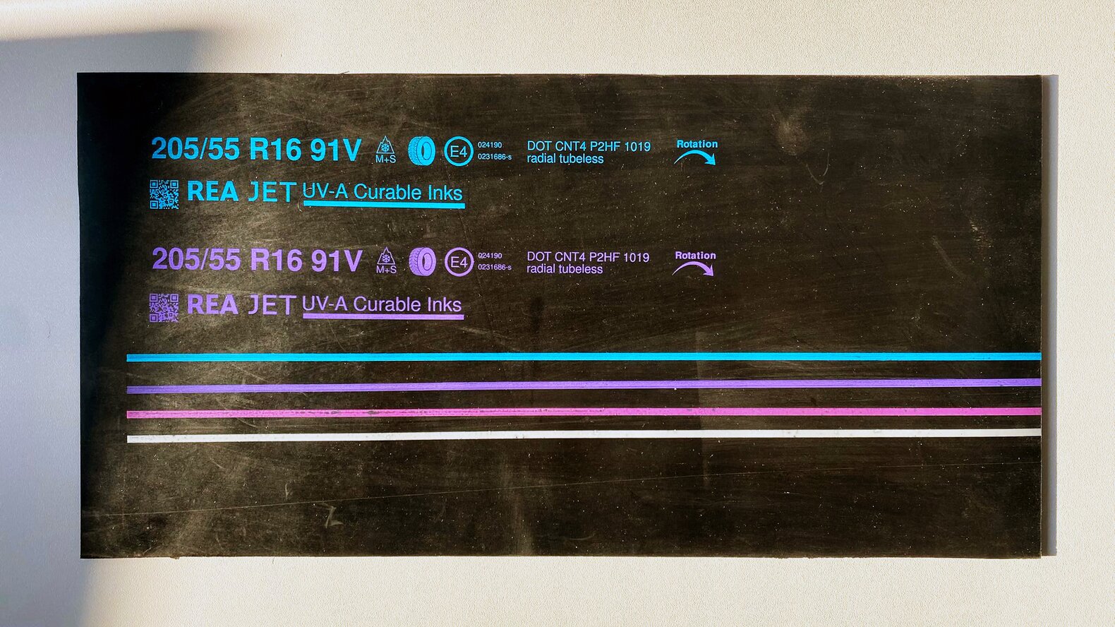 Verify code quality on rubber products