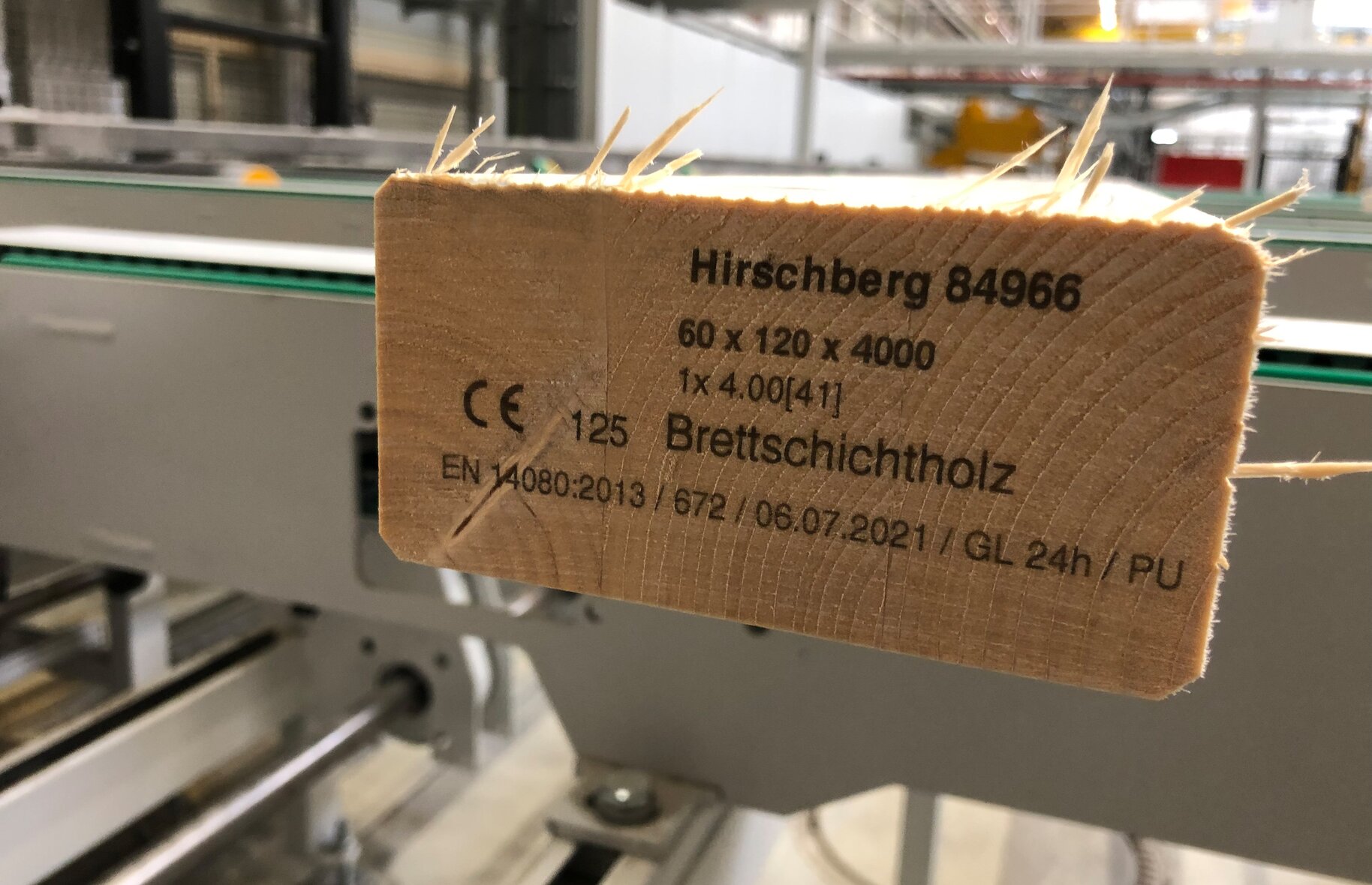 Permanent marking of wood and wood products