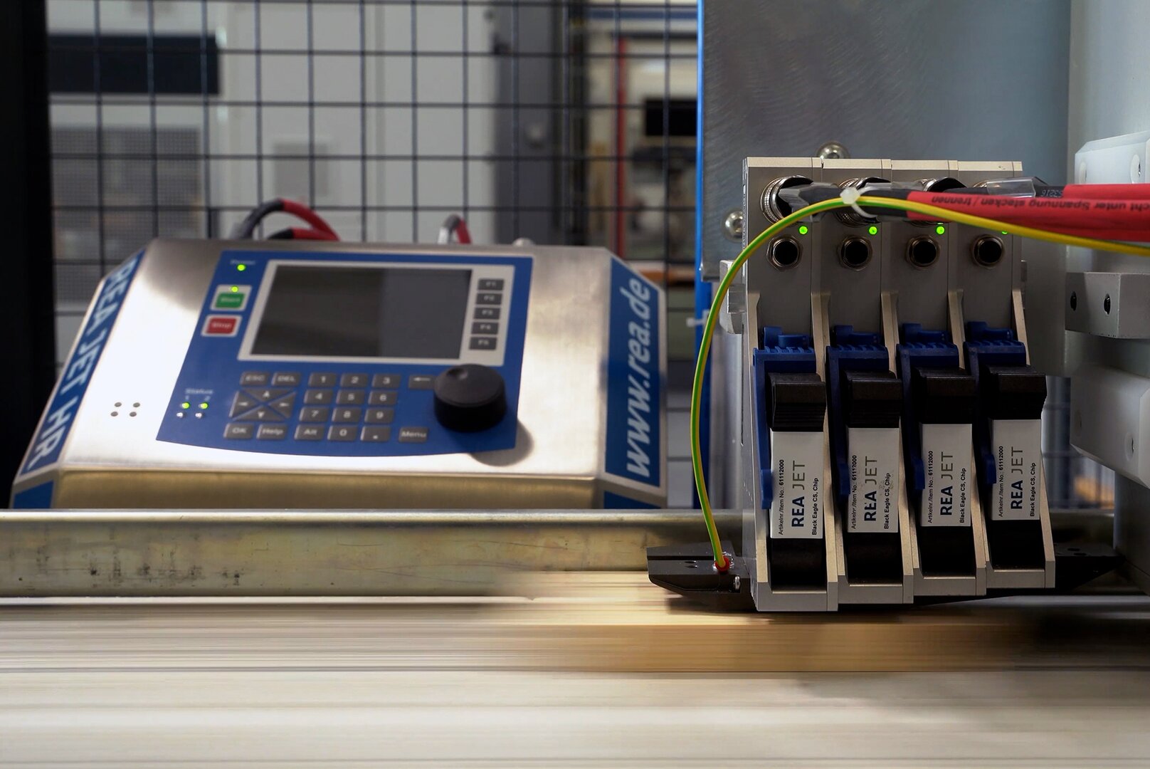 Permanent marking of wood and wood products