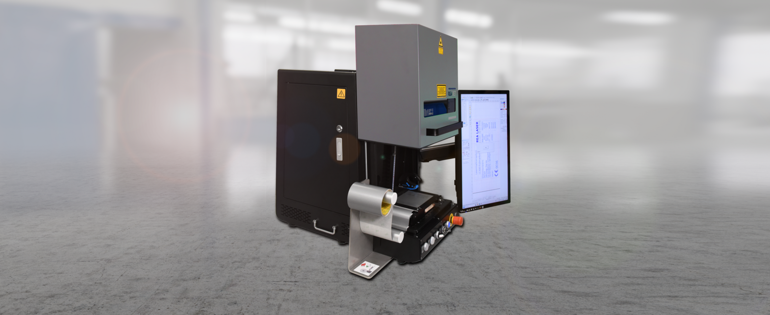 REA Folienlaser LC400 Markiersystem - Laserfolie Typenschild-Laser