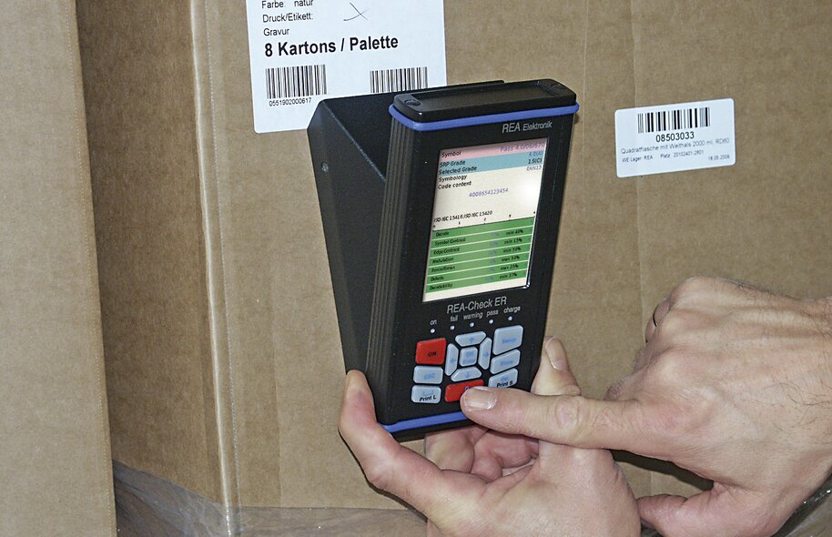 REA Check ER - 1D barcode verification system