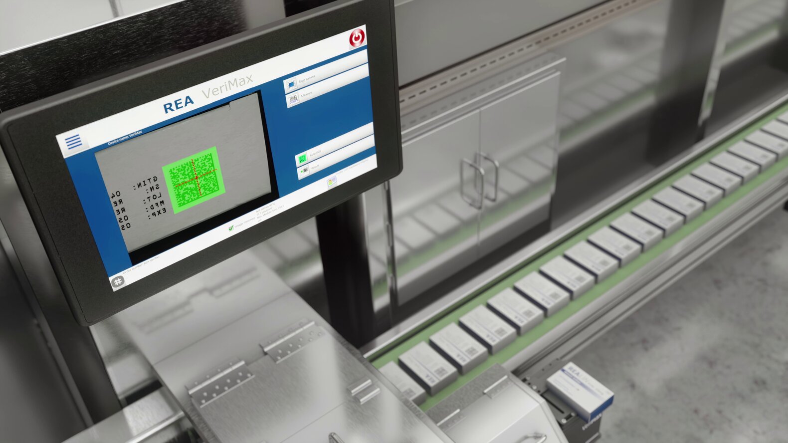 REA VeriMax - 2D-Matrixcodes verification system